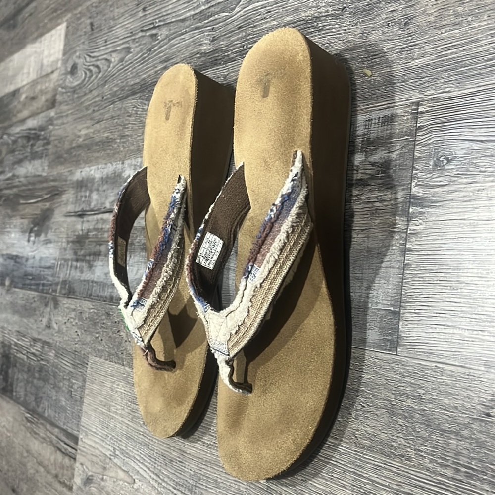 Sanuk Wedge Flipflops - Picture 3 of 5